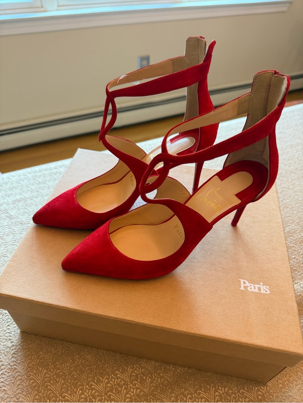 Christian Louboutin Rosas Ankle Strap Heel size 6.5